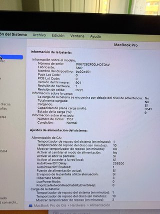 MacBook Pro 13” A1706 (2017) - Para piezas