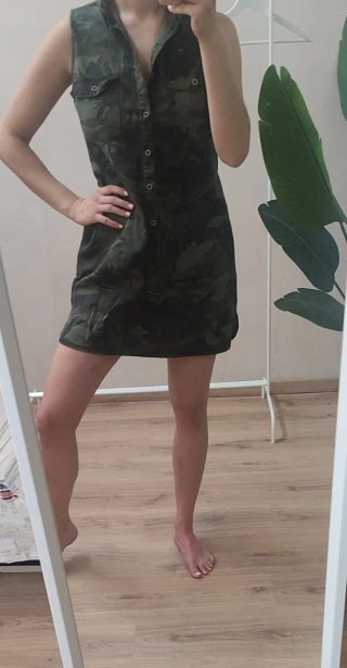 Vestido camuflaje