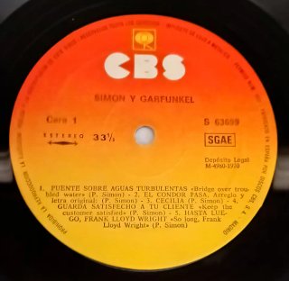 Vinilo Simon & Garfunkel Puente sobre aguas turbul