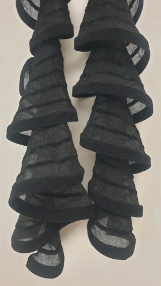 Sciarpa elegante nera