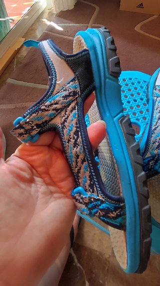 Sandalias cómodas senderismo tira autoadherente
