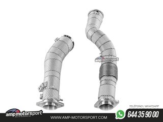 DOWNPIPE ALPHA COMPETITION PARA BMW M2 G87 / M3 G80 / M4 G82 2021- ANTITÉRMICO
