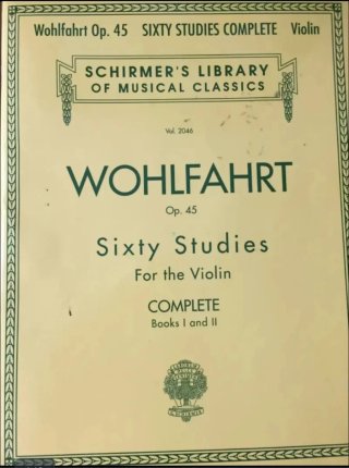 Wohlfahrt Op. 45 - 60 Estudios para Violín