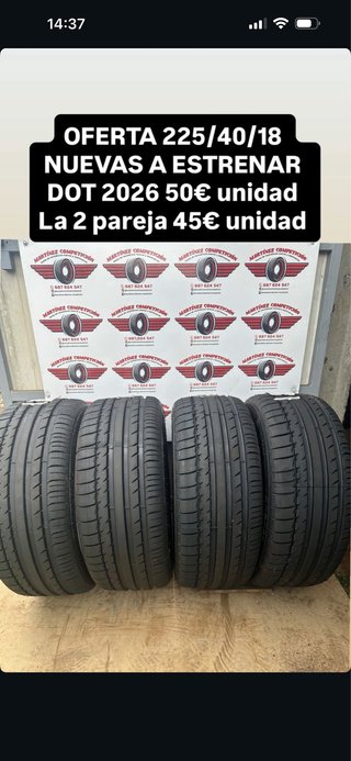 OFERTA 225/40/18 Nuevos DOT 2026