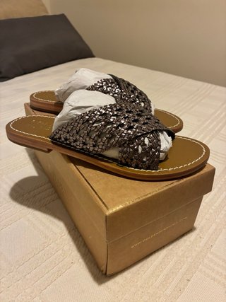 Sandalias Golden Sun Marrón/Dorado Talla 38