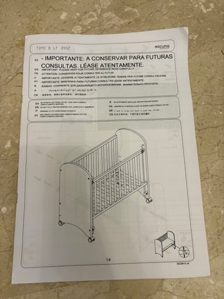 Cuna Micuna Koala. Incluye kit colecho.