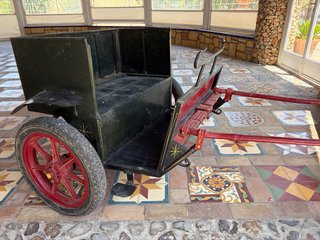 Carro 2 plazas y arreos para pony