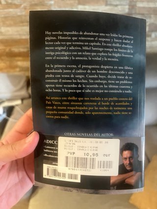 Libro El Mentiroso - Mikel Santiago (Thriller)