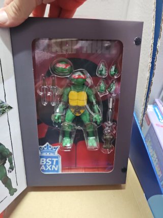 Raphael Comic Book + Action Figure IDW