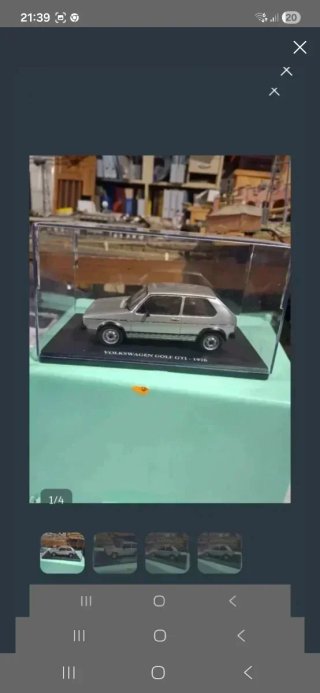 Maqueta Coche Volkswagen Golf GTI 1976