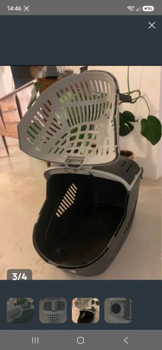Transportín Outech para coche perros/gatos pequeño