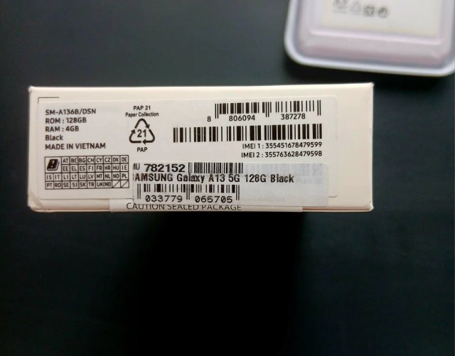 Telefóno Samsung Galaxy A13 5G/128GB