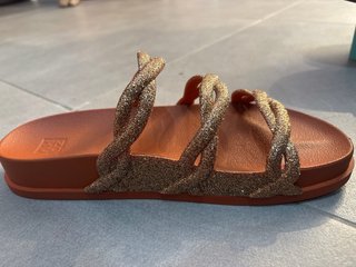Sandali donna oro/arancio Tg 39