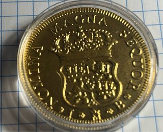 Moneda de  Oro Puro y plata  Fernando VI 1748