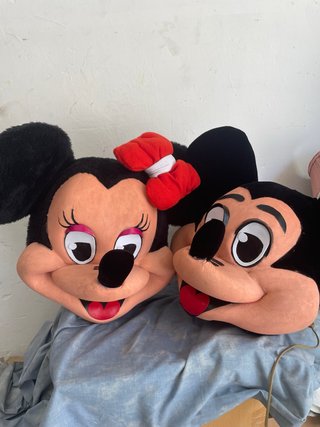 Cabezones Mickey y Minnie