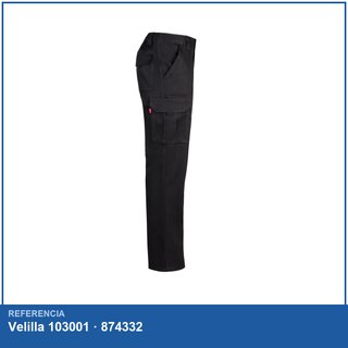 Velilla 103001 pantalón multibolsillos laboral