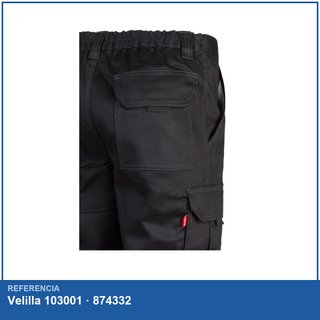Velilla 103001 pantalón multibolsillos laboral