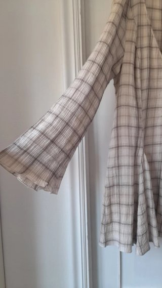 Vestido Zara cuadros algodón