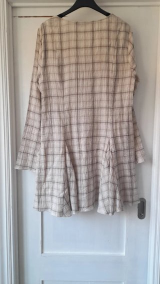 Vestido Zara cuadros algodón