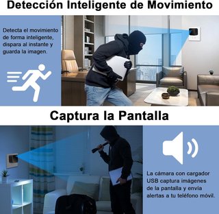 Cargador USB Cámara Oculta WiFi 5G