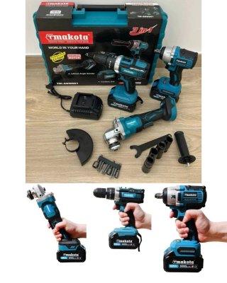 Kit 3 in 1 Trapano Avvitatore Makita