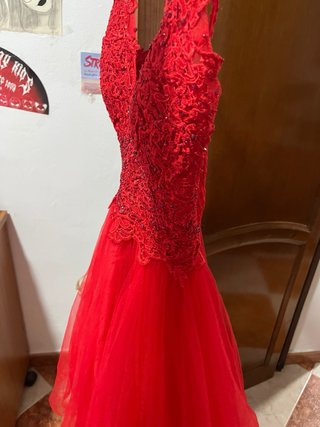 Vestido rojo elegante corto