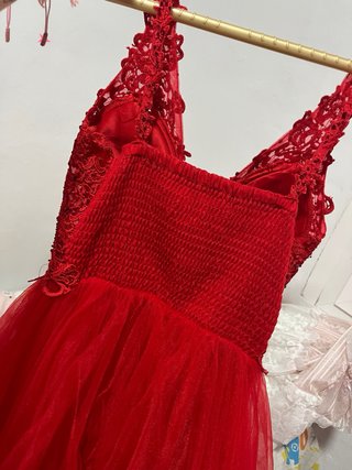 Vestido rojo elegante corto