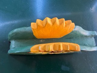 Porta servilletas girasol madera pintado