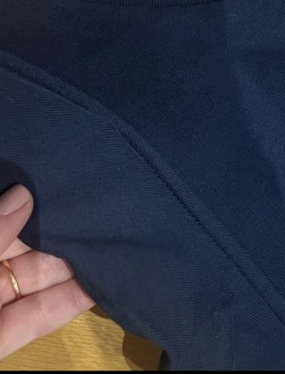 Vestido Espirit volantes azul marino