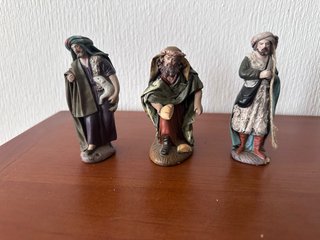 Lote Pastores Belén 10/9 cm