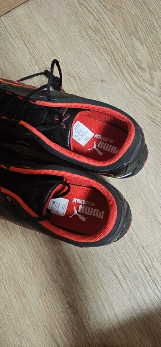 Tenis Puma Ferrari Hombre Negro/Rojo