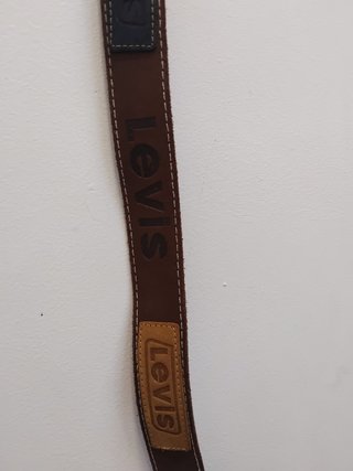Cinturón Levi's 501 Vintage Marrón y Plateado