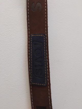 Cinturón Levi's 501 Vintage Marrón y Plateado