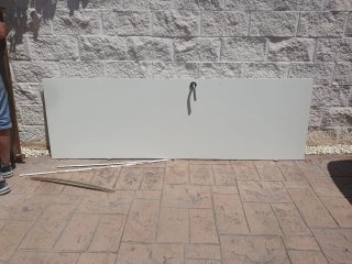 Puerta de madera blanca 3