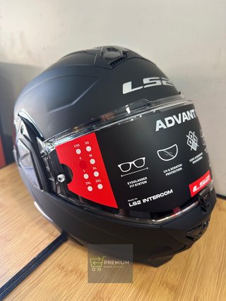 LS2, Casco Moto Modular ADVANT Solid Matt Black