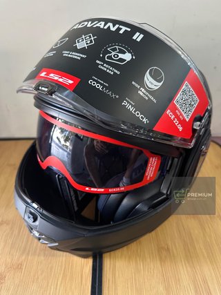 LS2, Casco Moto Modular ADVANT Solid Matt Black