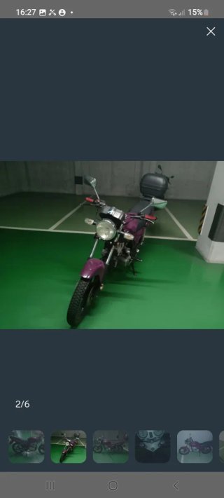 Keeway Speed 125 Morado