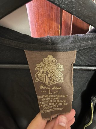Sudadera Baron d'eux negra capucha L
