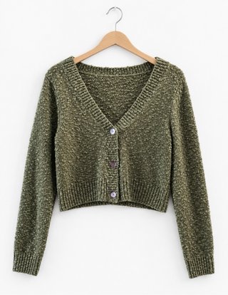 Nueva a estrenar. Cardigan Verde