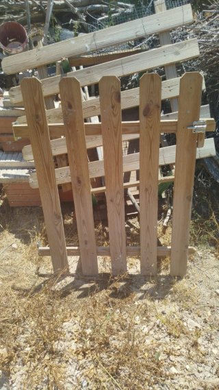 Puertas de jardín de madera