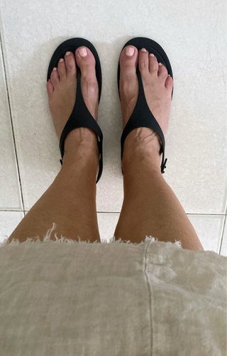 Sandalias de goma  Zara marrón