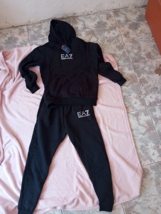 Conjunto Deportivo EA7 Emporio Armani Negro