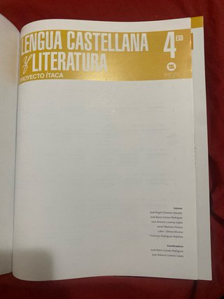 4ºESO ITACA LENGUA CASTELLANA Y LITERATURA