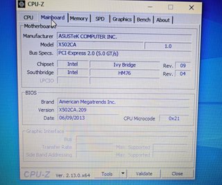 ASUS X502C Intel Pentium 4GB RAM