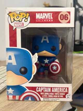Funko Pop! Capitán América Marvel 06