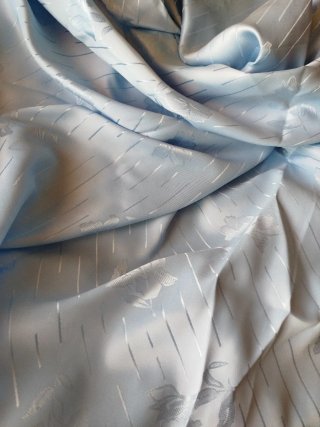 Cortinas Satinadas Azules 230x250 cm