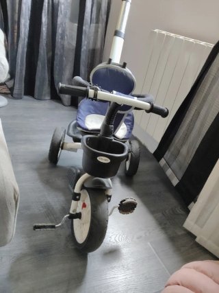 Triciclo Evolution Azul y Blanco