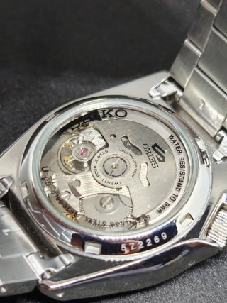 Reloj Seiko 5 Sports Automático Negro/Plata