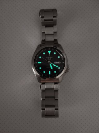 Reloj Seiko 5 Sports Automático Negro/Plata