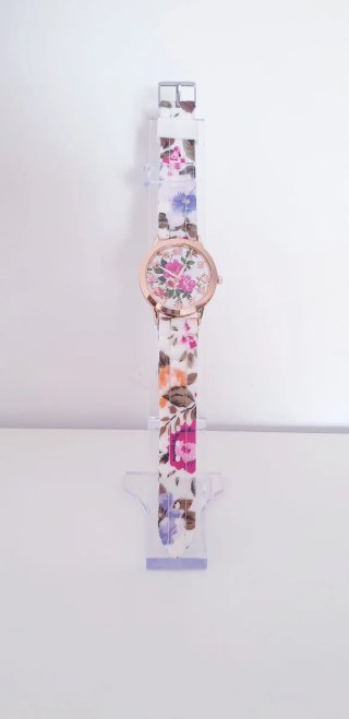RELOJ PARA MUJER ESTAMPADO DE FLORES